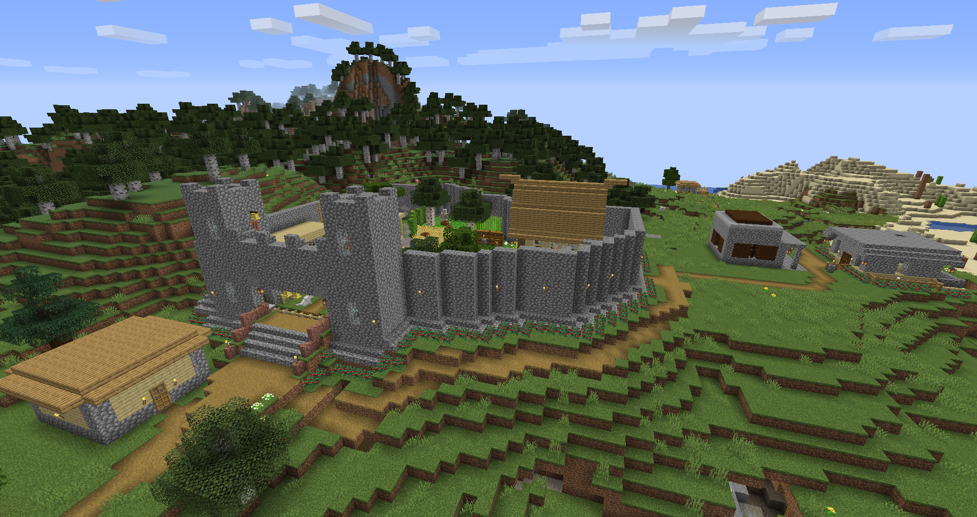 picture of a miecraft base